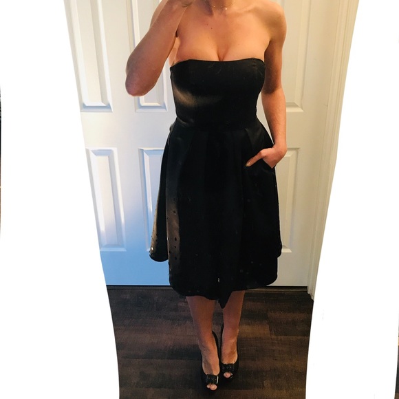 David's Bridal Dresses Davids Bridal Black Cocktail Dress Poshmark